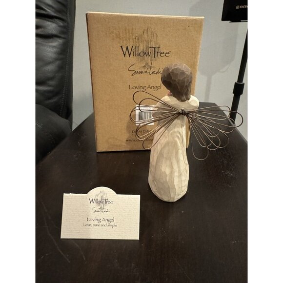 Willow Tree Loving Angel Figurine Rose 2002 Susan Lordi Demdaco - Picture 4 of 4